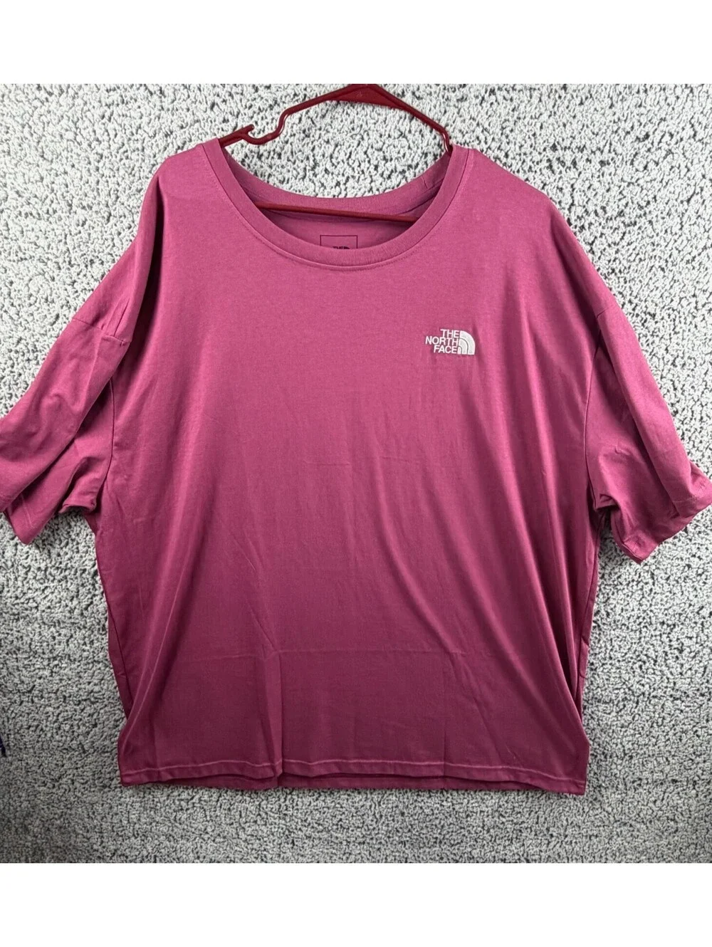 The North Face Men’s XXL Pink Oversized Short Sleeve T-Shirt NWOT